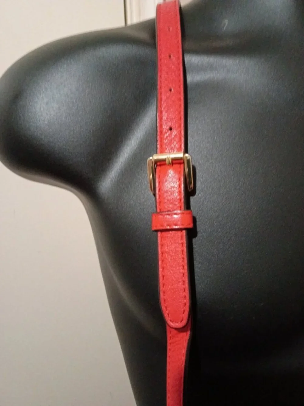 Michael Kors Mandarin Sophie Leather Satchel Large Zip Top Bag Tote Satchel Red - Picture 11 of 16